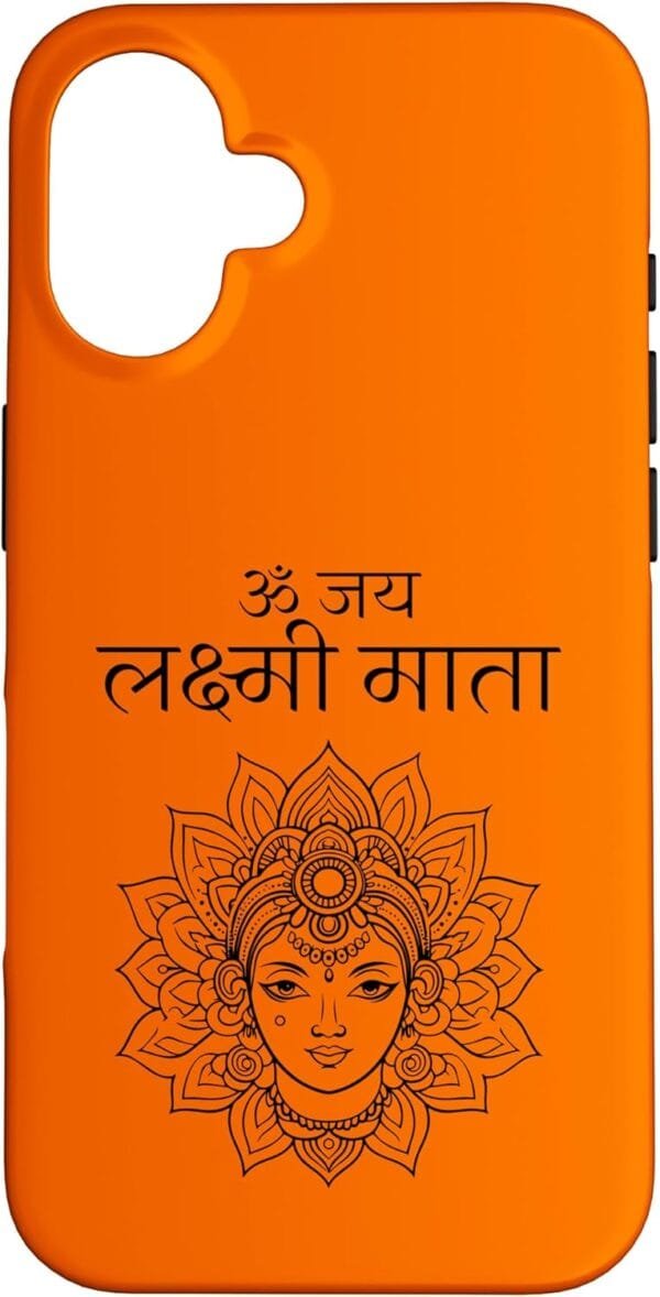 Laxmi Mata, Diwali Om Jai Lakshmi Mata Hindi Navratri Puja iPhone Cases (USA)