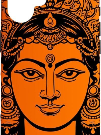 Parvati Mata, Navratri Dea Indù Viso Pooja iPhone Cases (Italy)