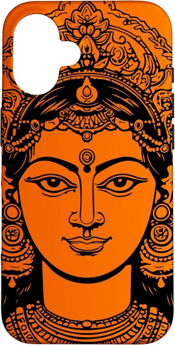 Parvati Mata, Navratri Dea Indù Viso Pooja iPhone Cases (Italy)