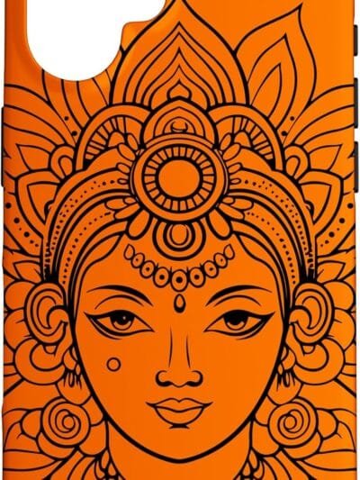 Laxmi Mata, Diwali Hindu Goddess Face Navratri Pooja iPhone Cases (USA)