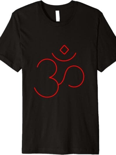Hinduism Om, Sacred Pooja Hindu Temple T-Shirt (USA)