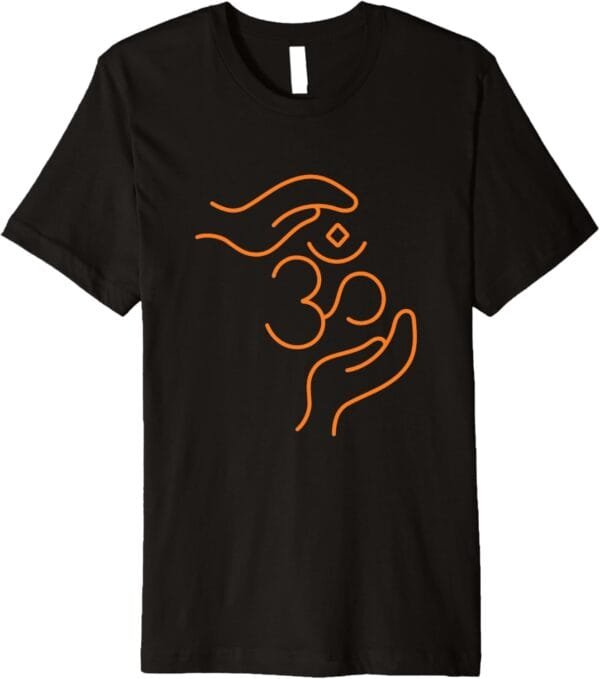 Hinduism Om, Sacred Pooja Hindu Temple T-Shirt (USA)