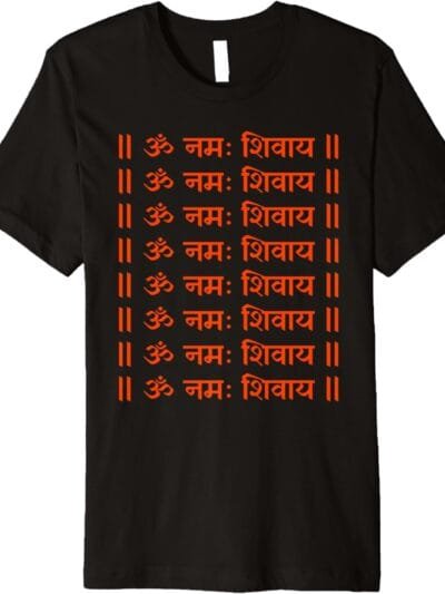 Shiva, Shankar, Maha Shivratri Om Namaha Shivaya Sanskrit T-Shirt (USA)