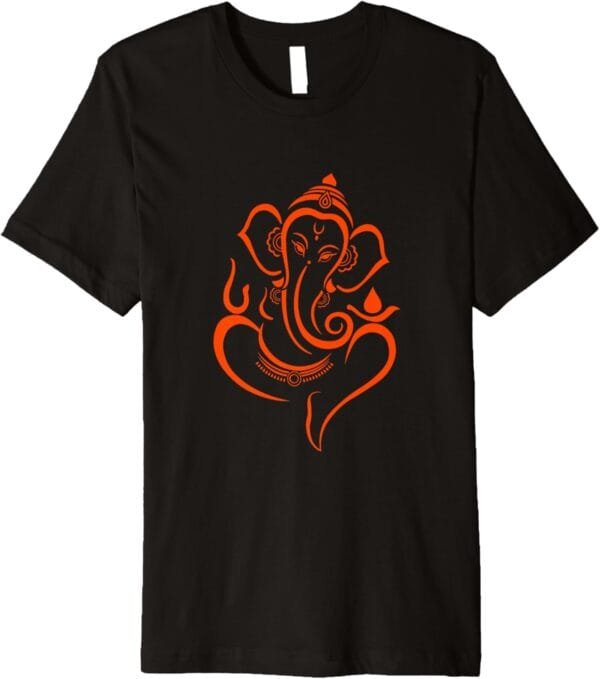 Ganapati, Ganesh, Shree Ganesh Om Ganeshotsav Puja T-Shirt (USA)
