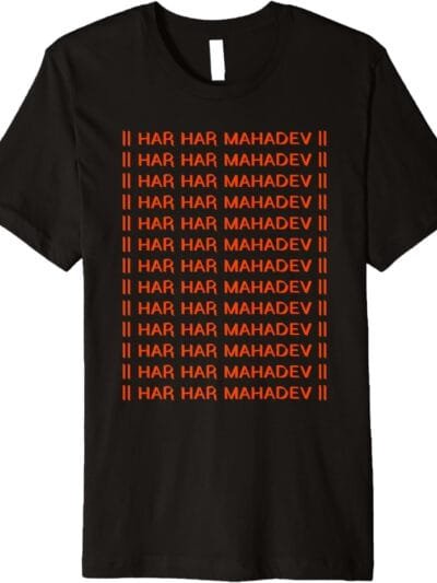 Shiva, Shankar, Maha Shivratri Har Har Mahadev Hindu Pooja T-Shirt (USA)