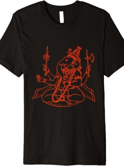Ganapati, Ganesh, Ganeshotsav Puja T-Shirt (USA)