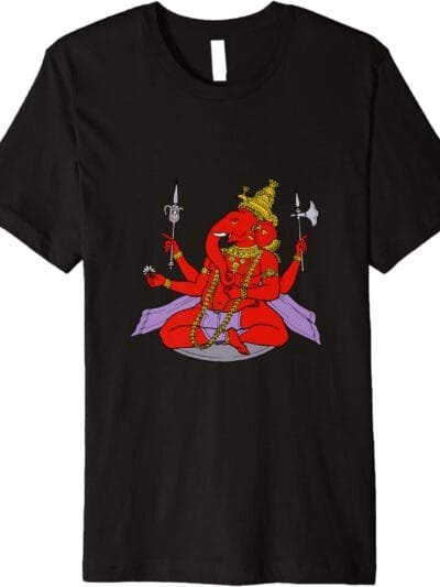 Ganapati, Ganesh, Ganeshotsav Puja T-Shirt (USA)