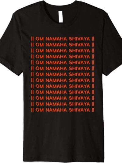 Shiva, Shankar, Maha Shivratri Om Namaha Shivay Hindu Mandir T-Shirt (USA)