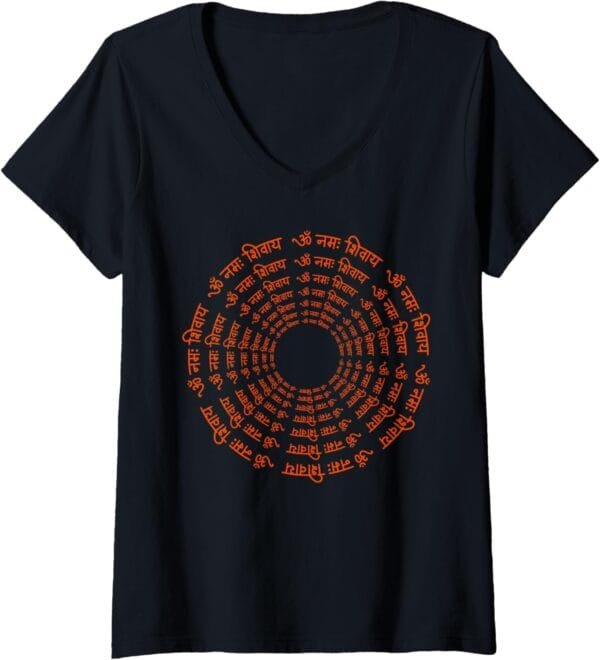 Shiva, Shankar, Maha Shivratri Om Namaha Shivaya Hindu V-Neck T-Shirt (Germany)