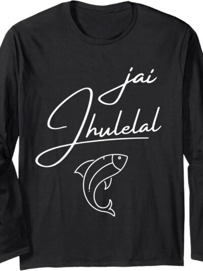 Indian Hindu Wedding Gift for Sindhis Jai Jhulelal Long Sleeve T-Shirt (Spain)