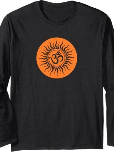 Hinduism Om, Sacred Pooja Hindu Temple Long Sleeve T-Shirt (Germany)