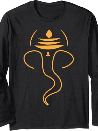 Ganapati, Ganesh, Ganeshotsav Puja Long Sleeve T-Shirt (France)