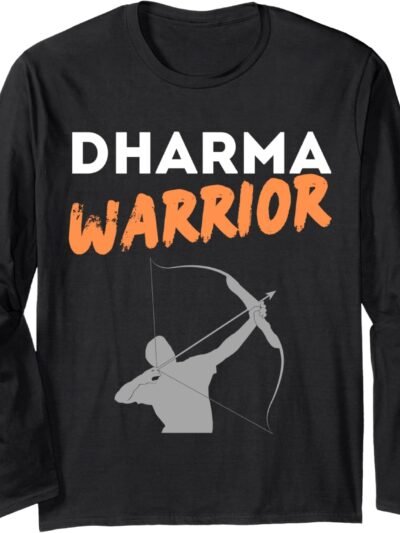 Dharma Warrior – Inspiration spirituelle hindoue, culturelle Long Sleeve T-Shirt (France)