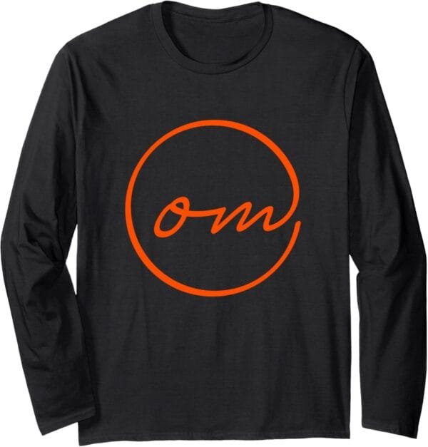 Hinduism Om English, Sacred Pooja Hindu Temple Long Sleeve T-Shirt (Japan)