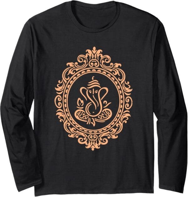Ganapati, Ganesh, Puja Long Sleeve T-Shirt (USA)