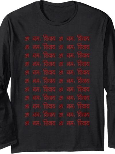 Shiva, Shankar, Maha Shivratri Om Namaha Shivaya Hindu Long Sleeve T-Shirt (Italy)