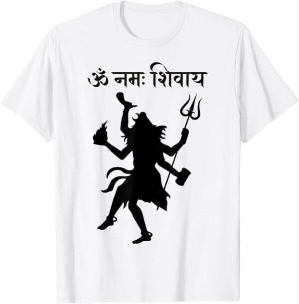 Shiva, Shankar, Maha Shivratri Tandav Hindu God Temple Pooja T-Shirt (USA)
