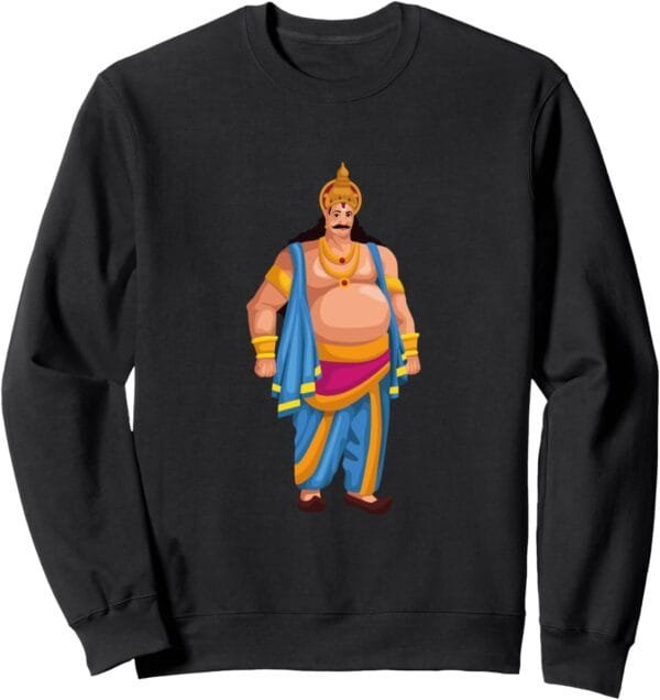 King Mahabali Onam Festival Hindu God Temple Pooja Sweatshirt (USA)