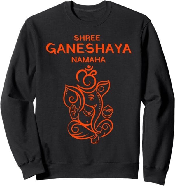 Ganapati, Ganesh, Shree Ganeshaya Namaha Om Ganeshotsav Puja Sweatshirt (Italy)