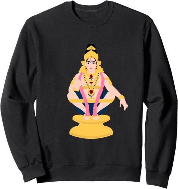 Ayyappa, Ayyappan Hindu God Temple Pooja Sweatshirt (Germany)