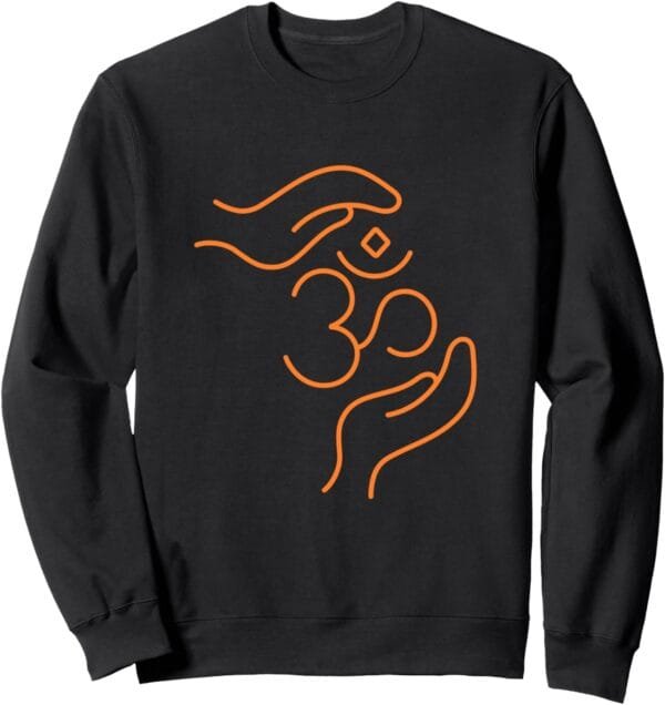 Hinduism Om, Sacred Pooja Hindu Temple Sweatshirt (France)