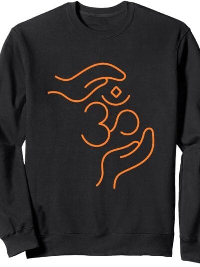 Hinduism Om, Sacred Pooja Hindu Temple Sweatshirt (USA)