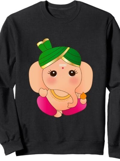 Ganapati, Ganesh, Baby Ganesha Ganeshotsav Puja Sweatshirt (UK)