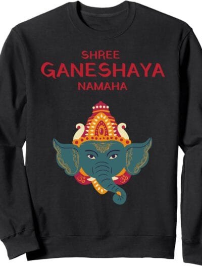 Ganapati, Ganesh, Shree Ganeshaya Namaha Ganeshotsav Puja Sweatshirt (Japan)