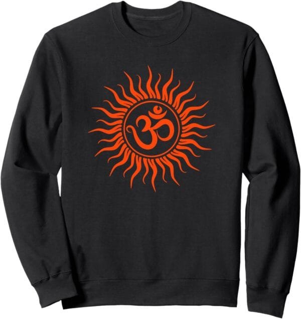 Hinduism Om, Sacred Pooja Hindu Temple Sweatshirt (Spain)