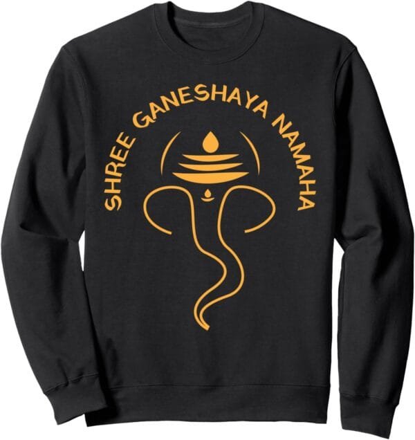 Ganapati, Ganesh, Shree Ganeshaya Namaha Ganeshotsav Puja Sweatshirt (Japan)