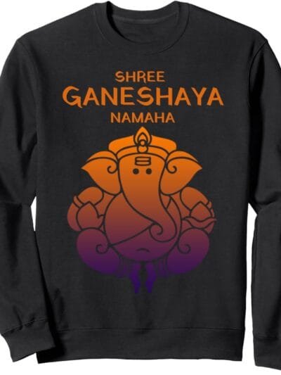 Ganapati, Ganesh, Shree Ganeshaya Namaha Ganeshotsav Puja Sweatshirt (Italy)