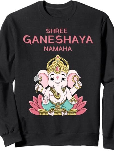 Ganapati, Ganesh, Shree Ganeshaya Namaha Ganeshotsav Puja Sweatshirt (Italy)