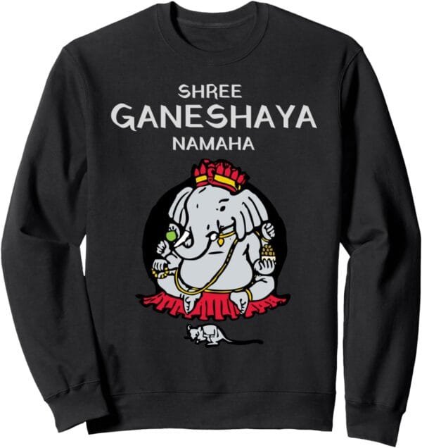 Ganapati, Ganesh, Shree Ganeshaya Namaha Ganeshotsav Puja Sweatshirt (Italy)