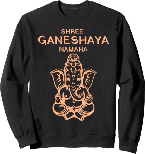 Ganapati, Ganesh, Shree Ganeshaya Namaha Ganeshotsav Puja Sweatshirt (Japan)