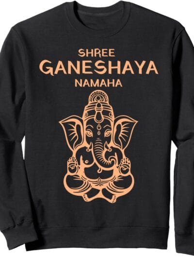 Ganapati, Ganesh, Shree Ganeshaya Namaha Ganeshotsav Puja Sweatshirt (Italy)