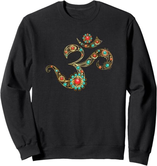 Hinduism Om, Sacred Pooja Hindu Temple Sweatshirt (France)
