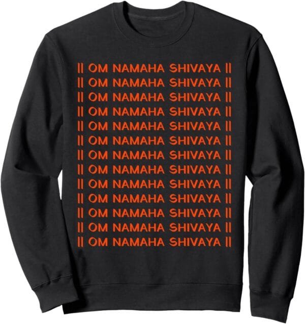 Shiva, Shankar, Maha Shivratri Om Namaha Shivay Hindu Mandir Sweatshirt (Japan)