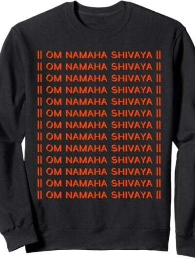 Shiva, Shankar, Maha Shivratri Om Namaha Shivay Hindu Mandir Sweatshirt (USA)