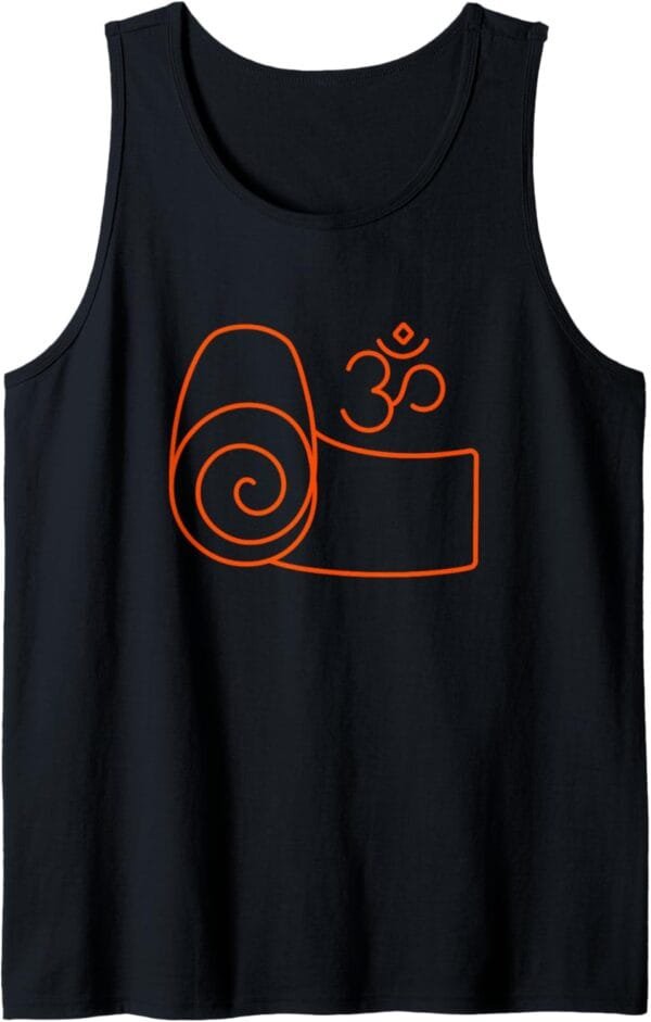 Hinduism Om Yoga Mat, Sacred Pooja Hindu Temple Tank Top T-Shirt (USA)