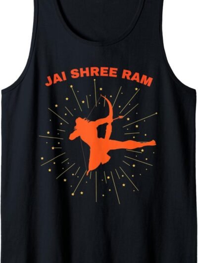Lord Rama Diwali God Gift for Indian Hindus Jai Shree Ram Tank Top T-Shirt (Italy)