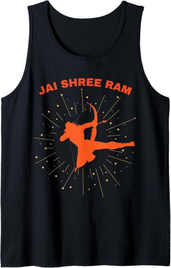 Lord Rama Diwali God Gift for Indian Hindus Jai Shree Ram Tank Top T-Shirt (Italy)