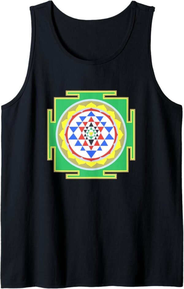 Cadeau de mariage hindoue indien pour indiens Sri Yantra Tank Top T-Shirt (France)