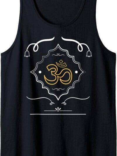 Om | Sacred Designer Hindu Gift Tank Top T-Shirt (UK)