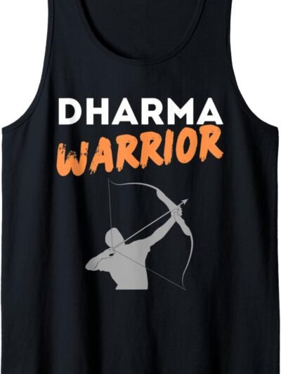 Guerrero Dharma - Inspirador espiritual hindú, cultural Tank Top T-Shirt (Spain)
