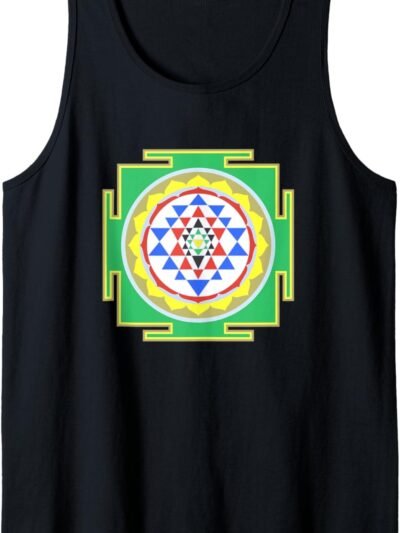 Indian Hindu Wedding Gift for Indians Sri Yantra Diagram Tank Top T-Shirt (Spain)