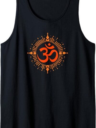 Hinduism Om, Sacred Pooja Hindu Temple Tank Top T-Shirt (UK)