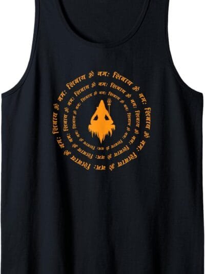 Shiva, Shankar, Maha Shivratri Om Namaha Shivaya Meditating Tank Top T-Shirt (Spain)