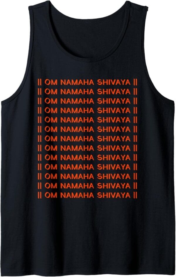 Shiva, Shankar, Maha Shivratri Om Namaha Shivay Hindu Mandir Tank Top T-Shirt (USA)