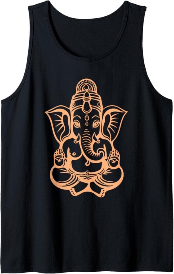 Ganapati, Ganesh, Ganeshotsav Puja Tank Top T-Shirt (Italy)