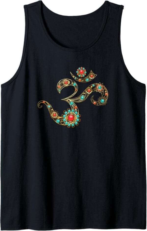 Hinduism Om, Sacred Pooja Hindu Temple Tank Top T-Shirt (Spain)